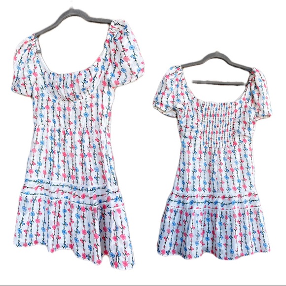 SOLD FOXIEDOX NWT Floral Printed Cottagecore Empire Waist Finola Dress - Picture 5 of 11